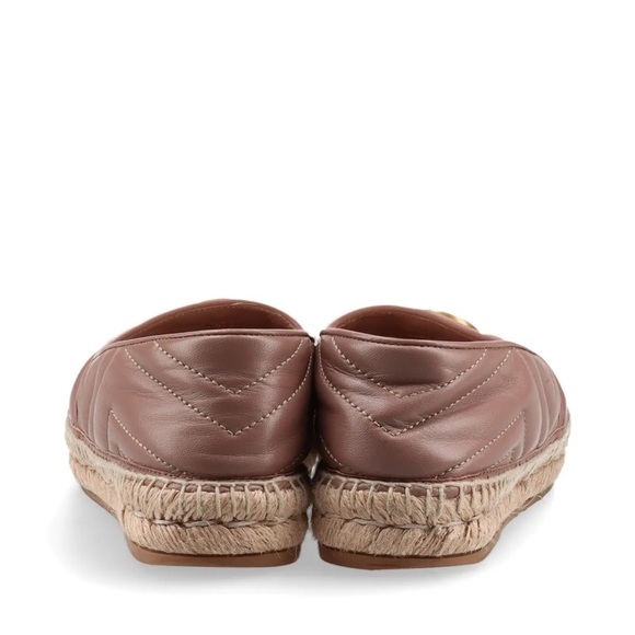 Authentic Gucci Leather Espadrille with Double G - Picture 6 of 12